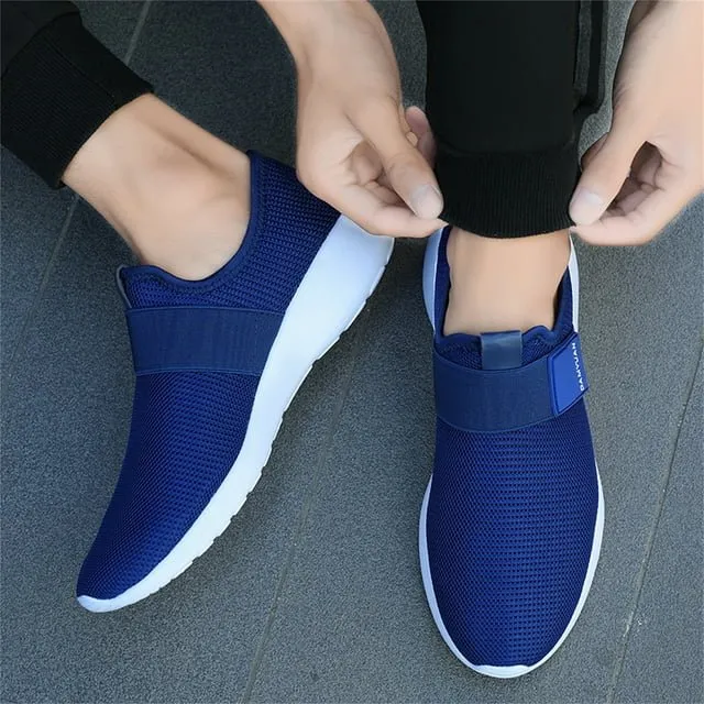 Lincoln Loafers Blue Lightweight Men's Sneakers