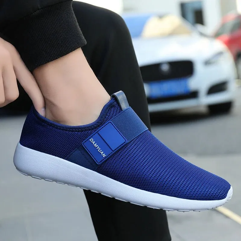 Fashionable Loafers Blue Lightweight Men's Sneakers