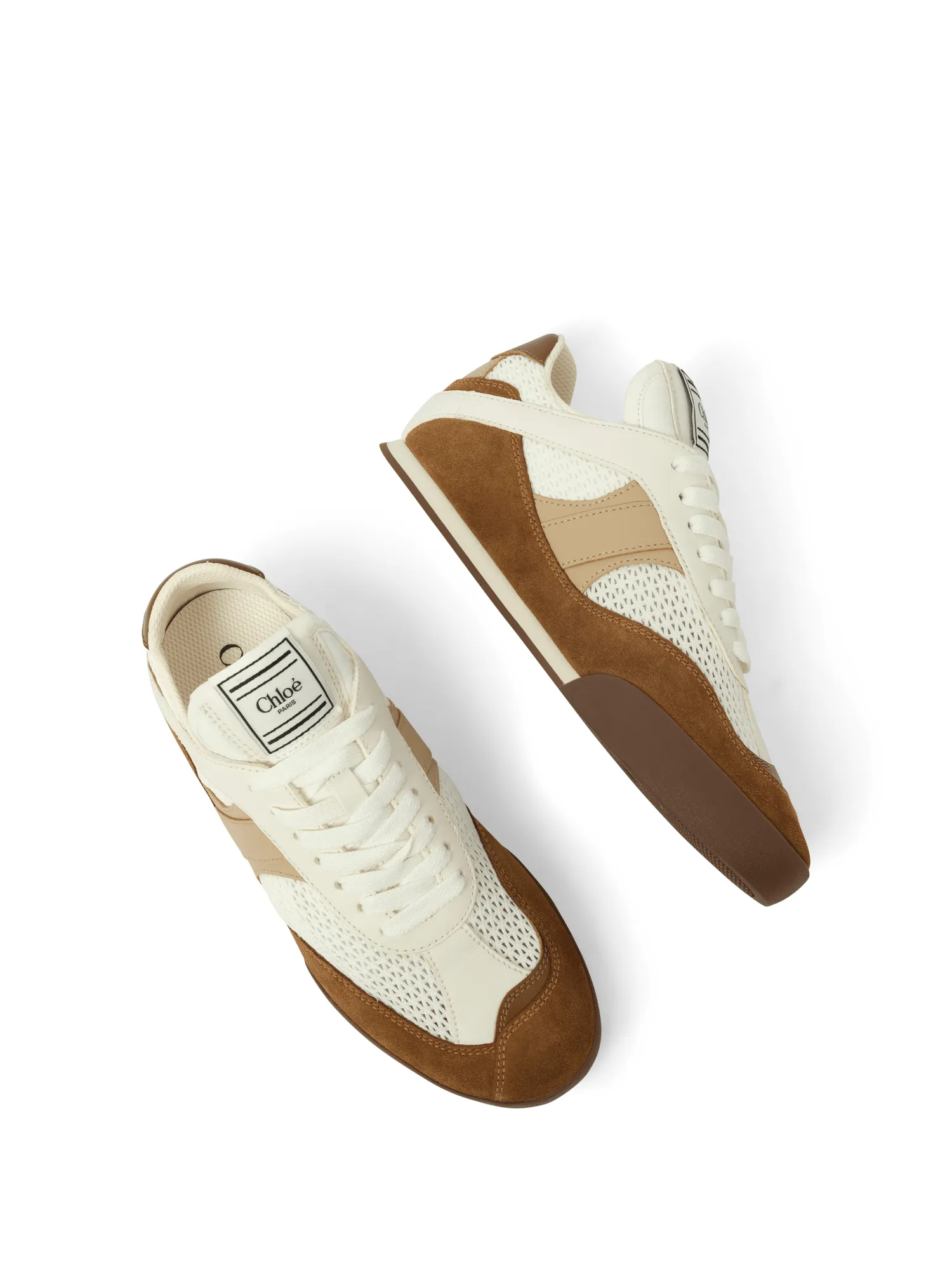 Chloe Kick Sneaker in Natural Brown Kobe Sneakers 2025