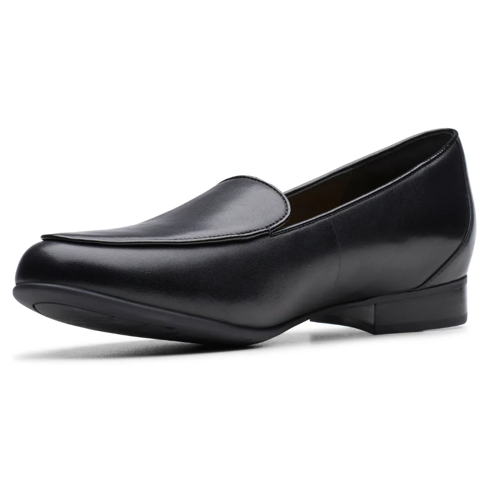 Clarks Westlynn Bella Loafers Clarks Un Blush Ease Black Leather Loafer (Women's)