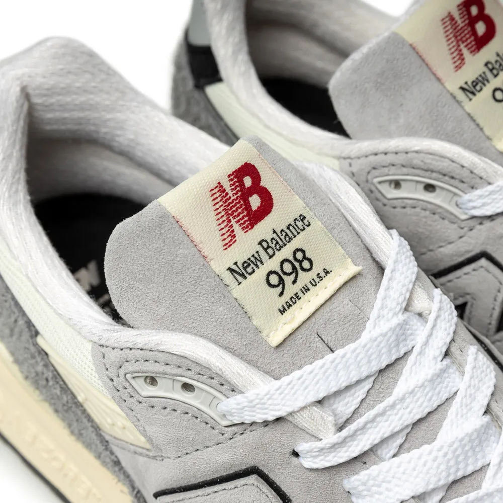 Mushroom Brown New Balances 998 Made In USA Core | Grey Black