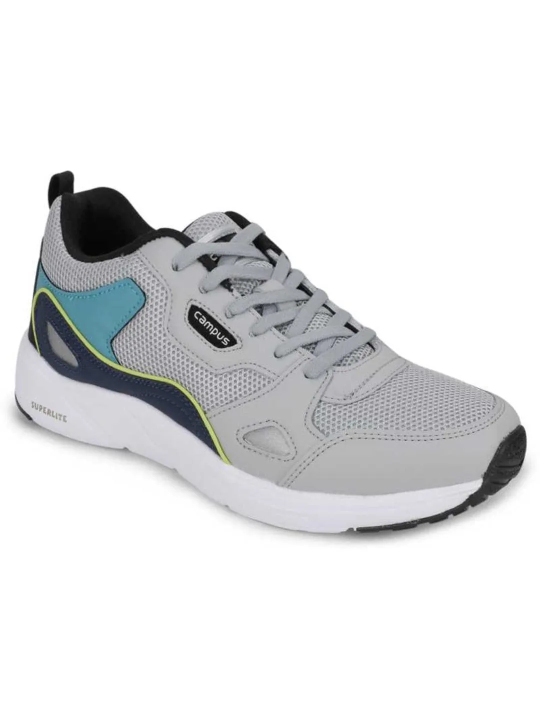 WISDOM Grey Men's Running Shoes Walk And Run Shoes