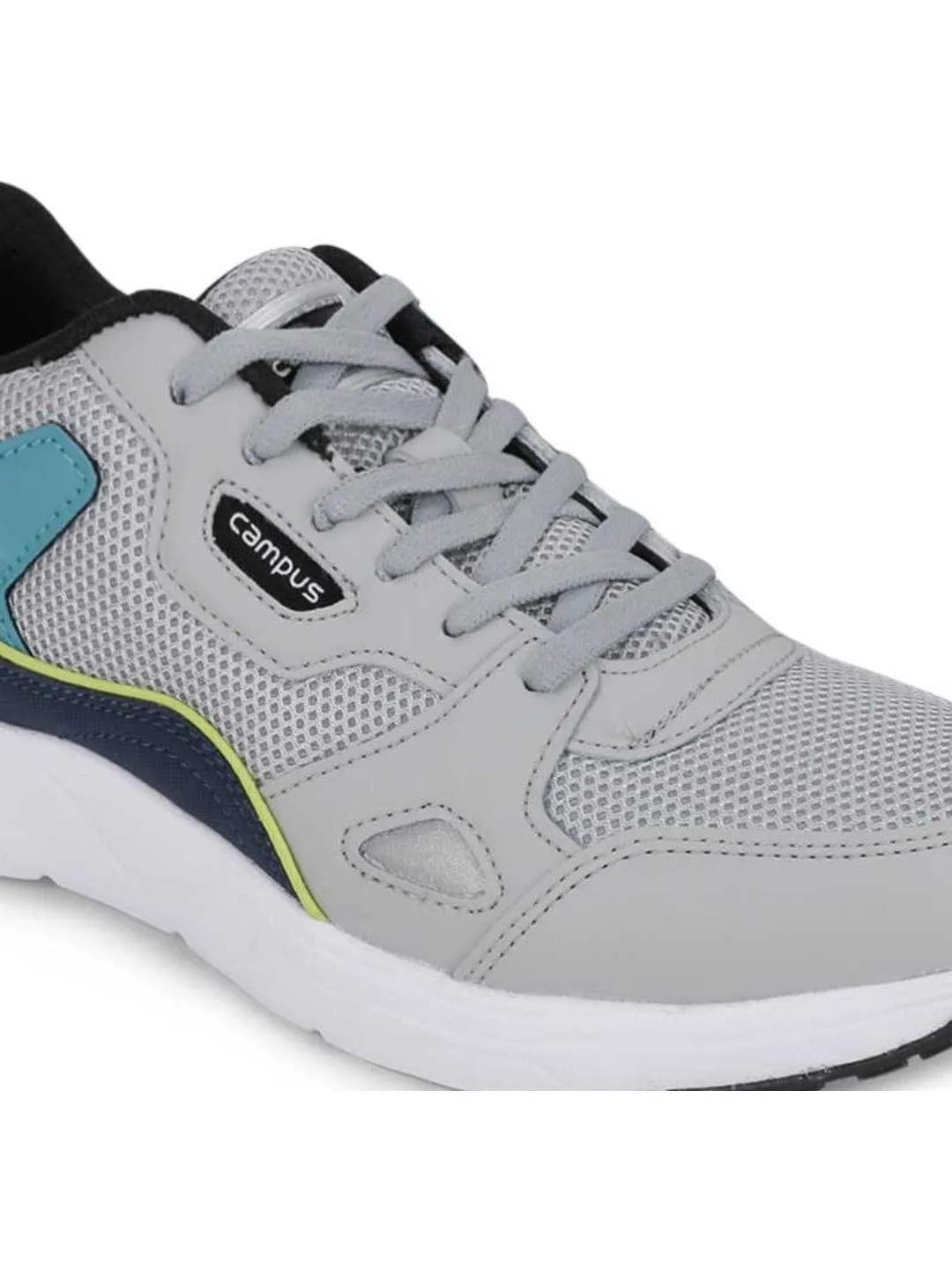 WISDOM Grey Men's Running Shoes Running Vs Tennis Shoes
