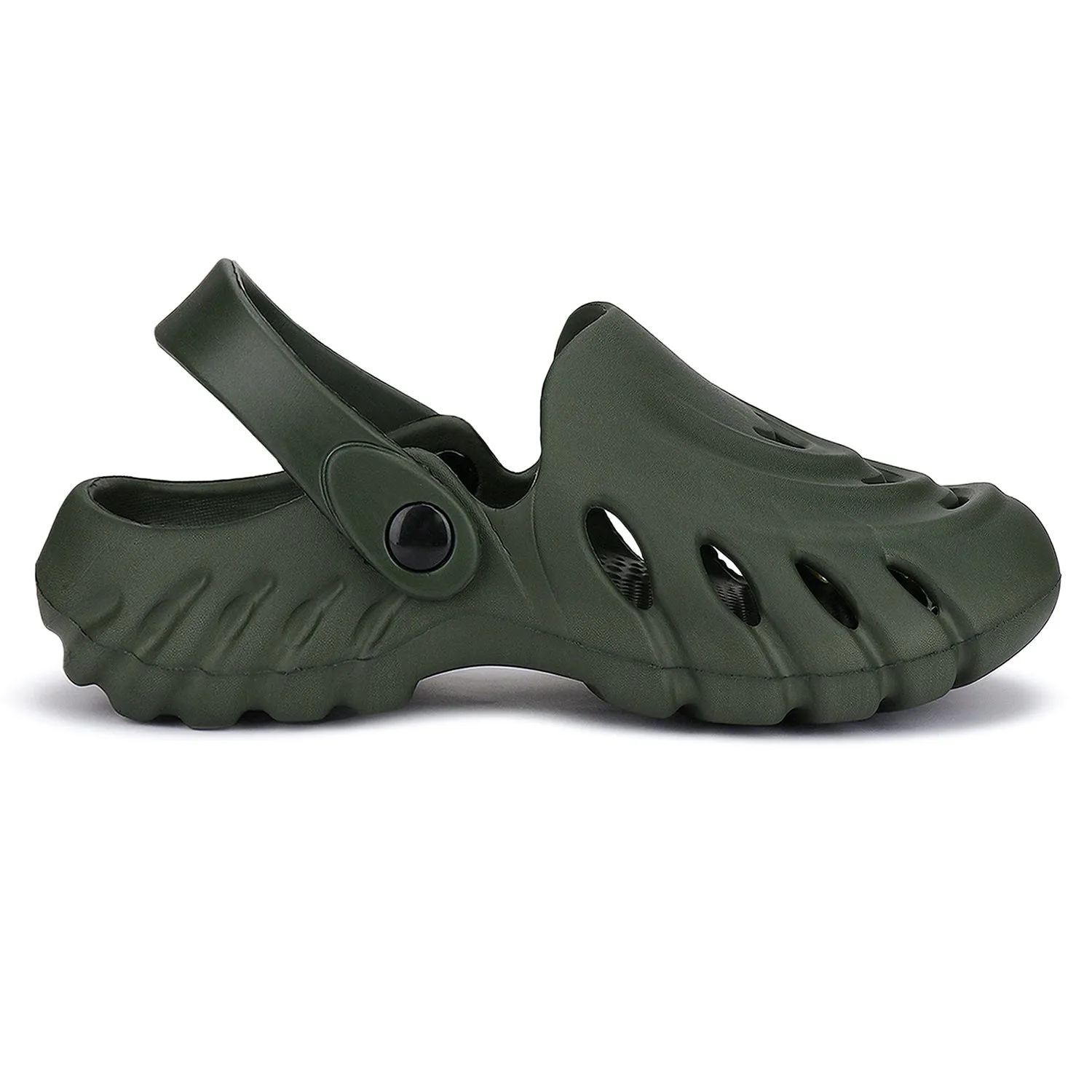 Slippers Latest Bersache Extra Soft Classic Casual with Back Strap Regular wear with Ultra Soft & Flexibility Technology Flip-Flop for Men's/ boy,s - 6009 Green)
