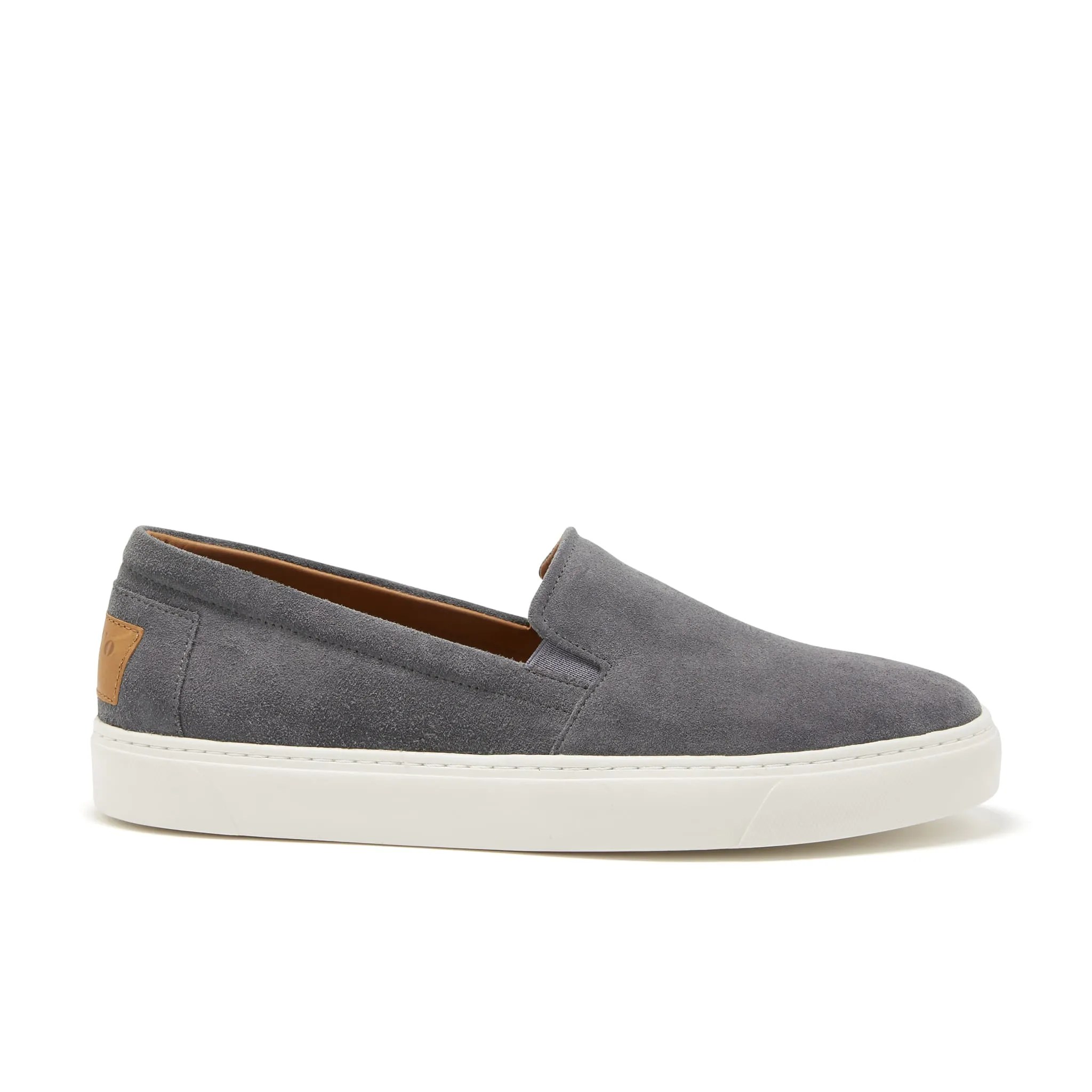 Slip-on Sneakers, slate grey suede Pickleball Sneakers