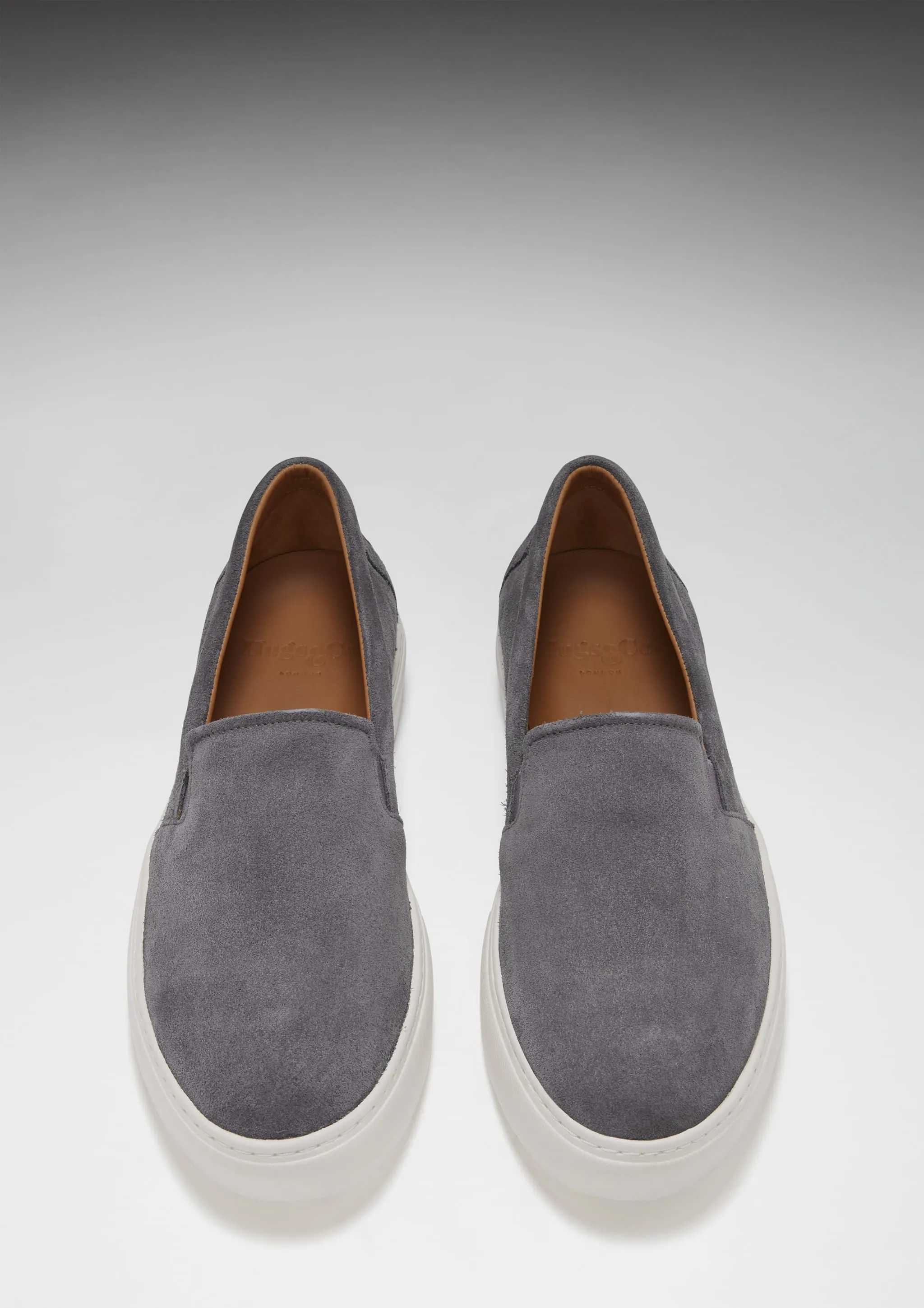 Slip-on Sneakers, slate grey suede Sperry Slip On Sneakers
