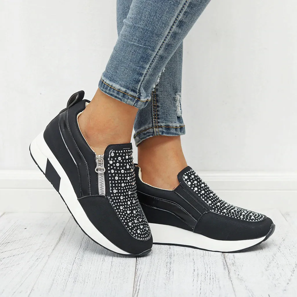 Political Sneakers Women Sneakers Female Knitted Vulcanized Shoes Women Ankle Flats