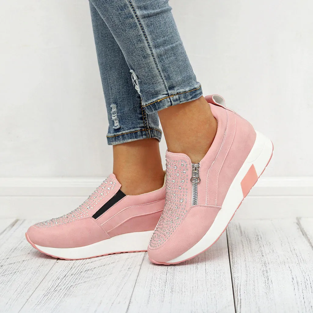 Women Sneakers Female Knitted Vulcanized Shoes Women Ankle Flats Asics Lifestyle Sneakers