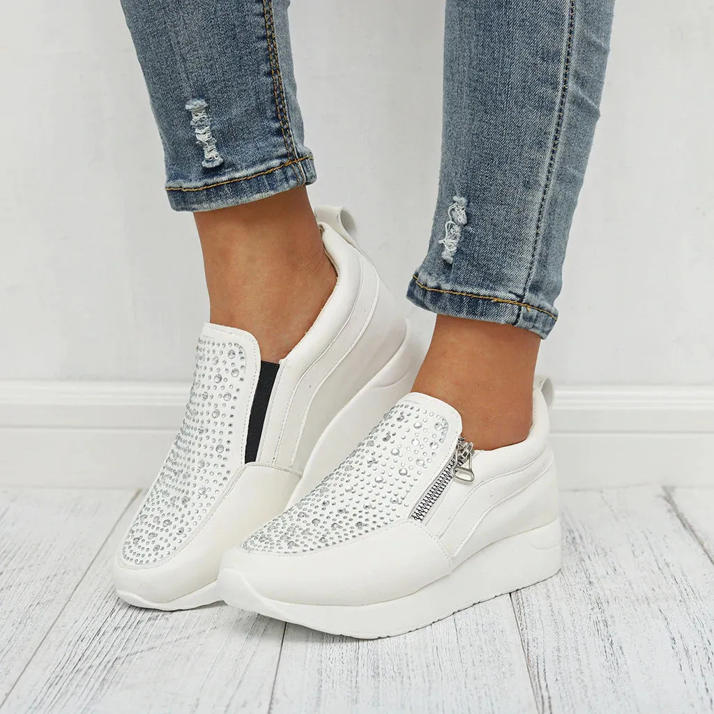 Women Sneakers Female Knitted Vulcanized Shoes Women Ankle Flats Sneakers Stylish