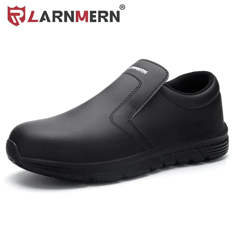 Top Rated Western Work Boots Larnmern Chef Shoes for Men: Non-Slip, Waterproof Safety Work Shoes for Kitchen and Restaurant