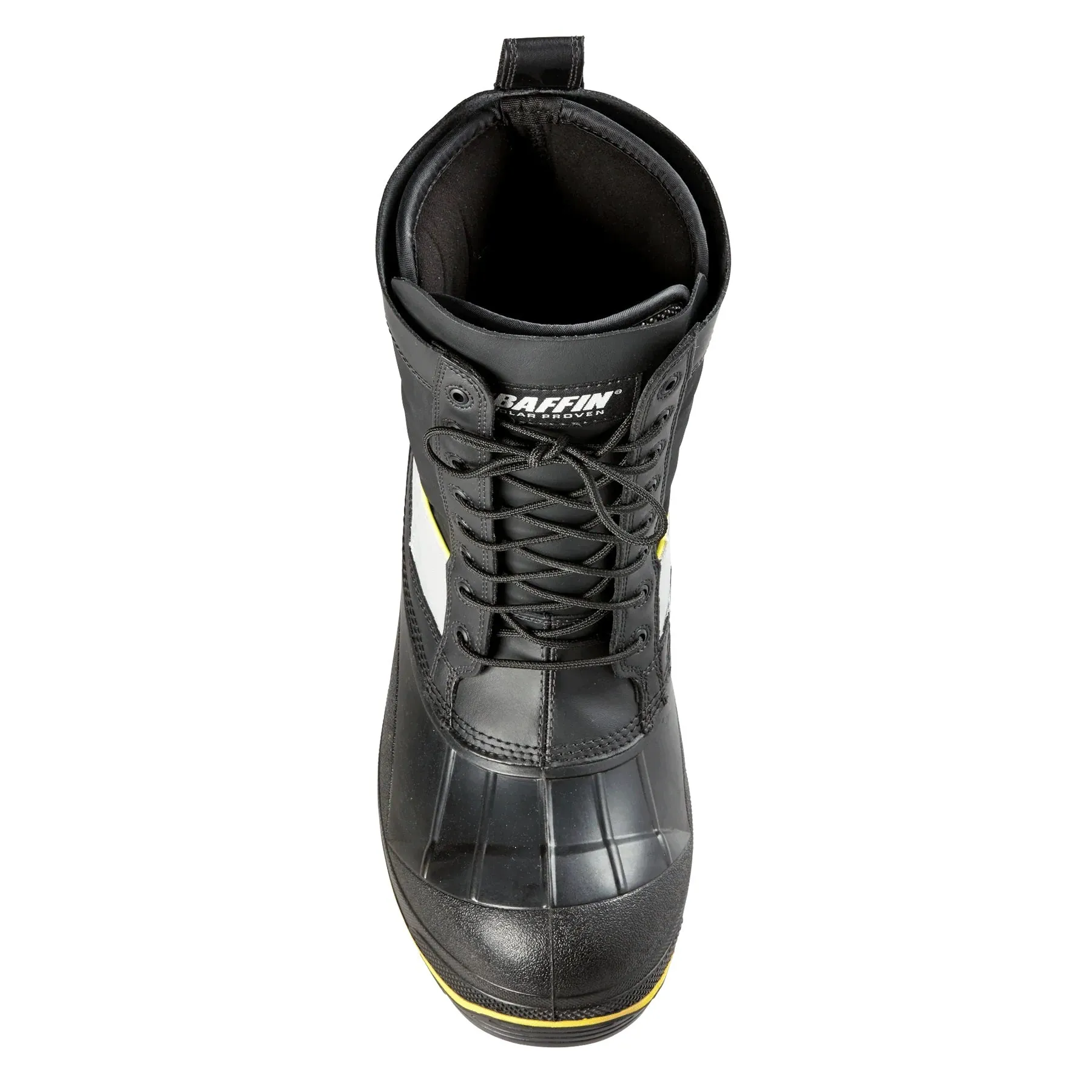 Best Non Insulated Work Boots 'Baffin' Men's 13.5" Constructor Insulated EH WP Comp Toe - Black