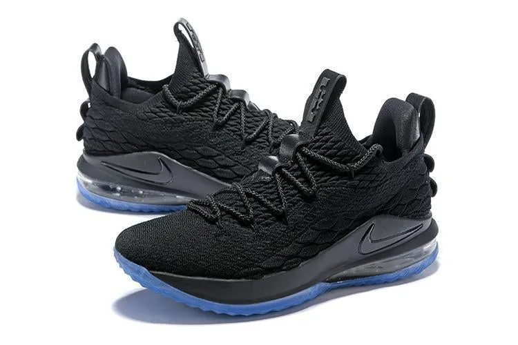 Asics Trail Running Shoes Pronation Nike Lebron XV 15 Low EP Black Blue Men Shoes !!! CYBER MONDAY SALE !!!