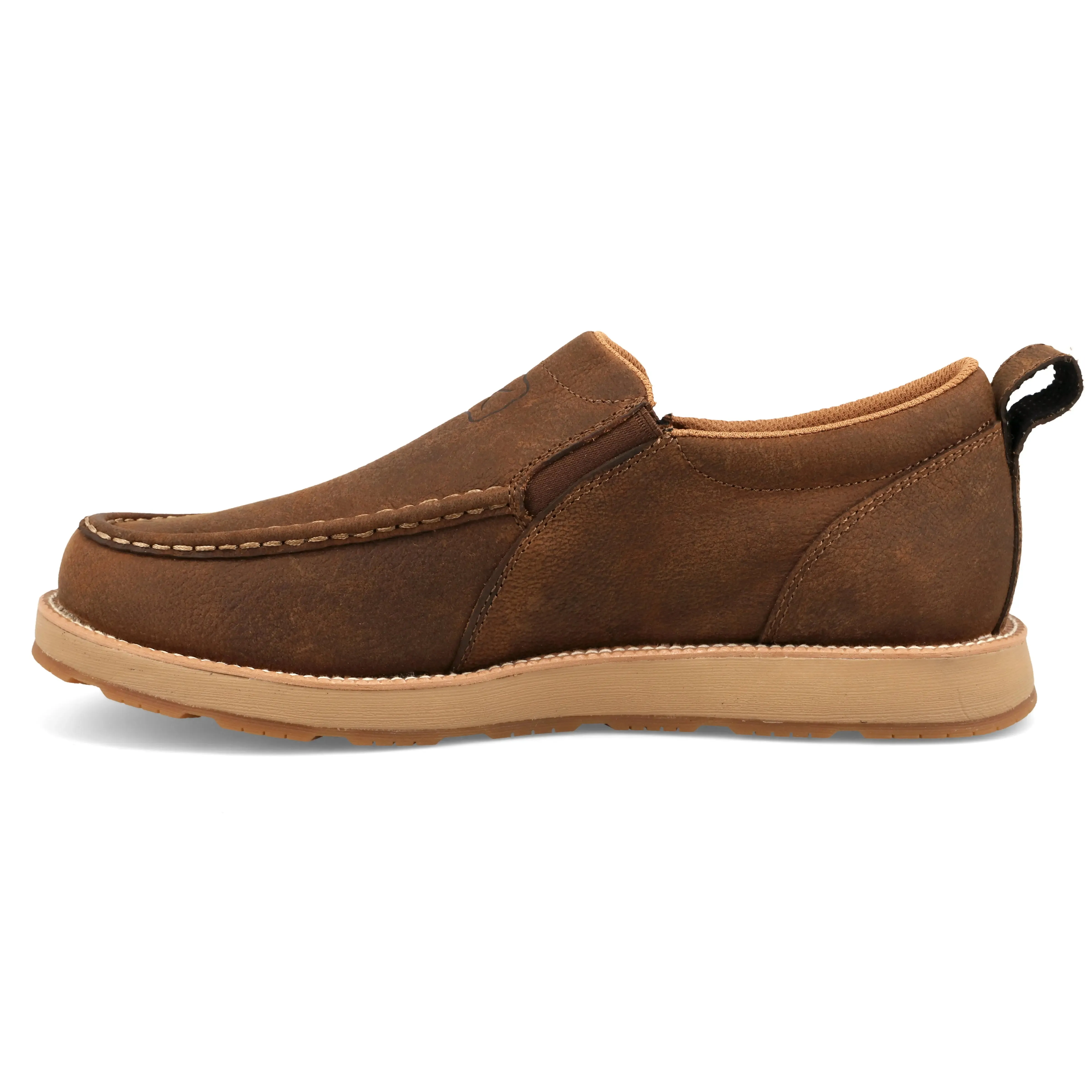 Men's Twisted X CellStretch Wedge Sole Slip-On  Built for Comfort & Durability Work Boots Zipper