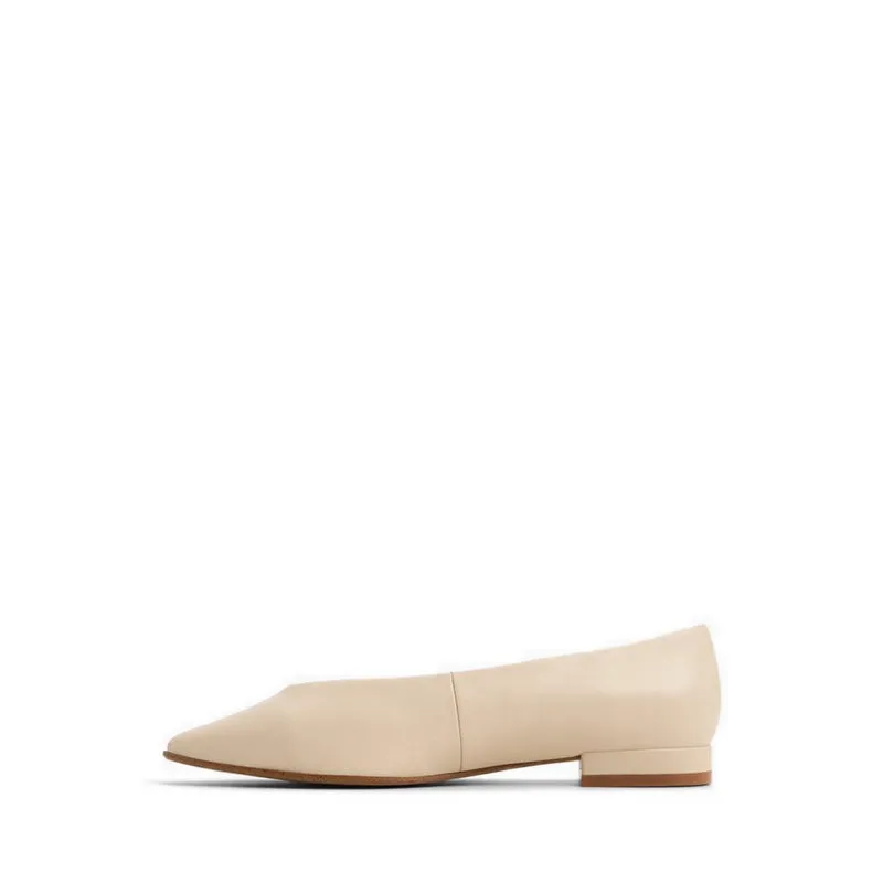 Zolita Ballerinas & Mary Janes - Other Beige Glitter Slip On Shoes