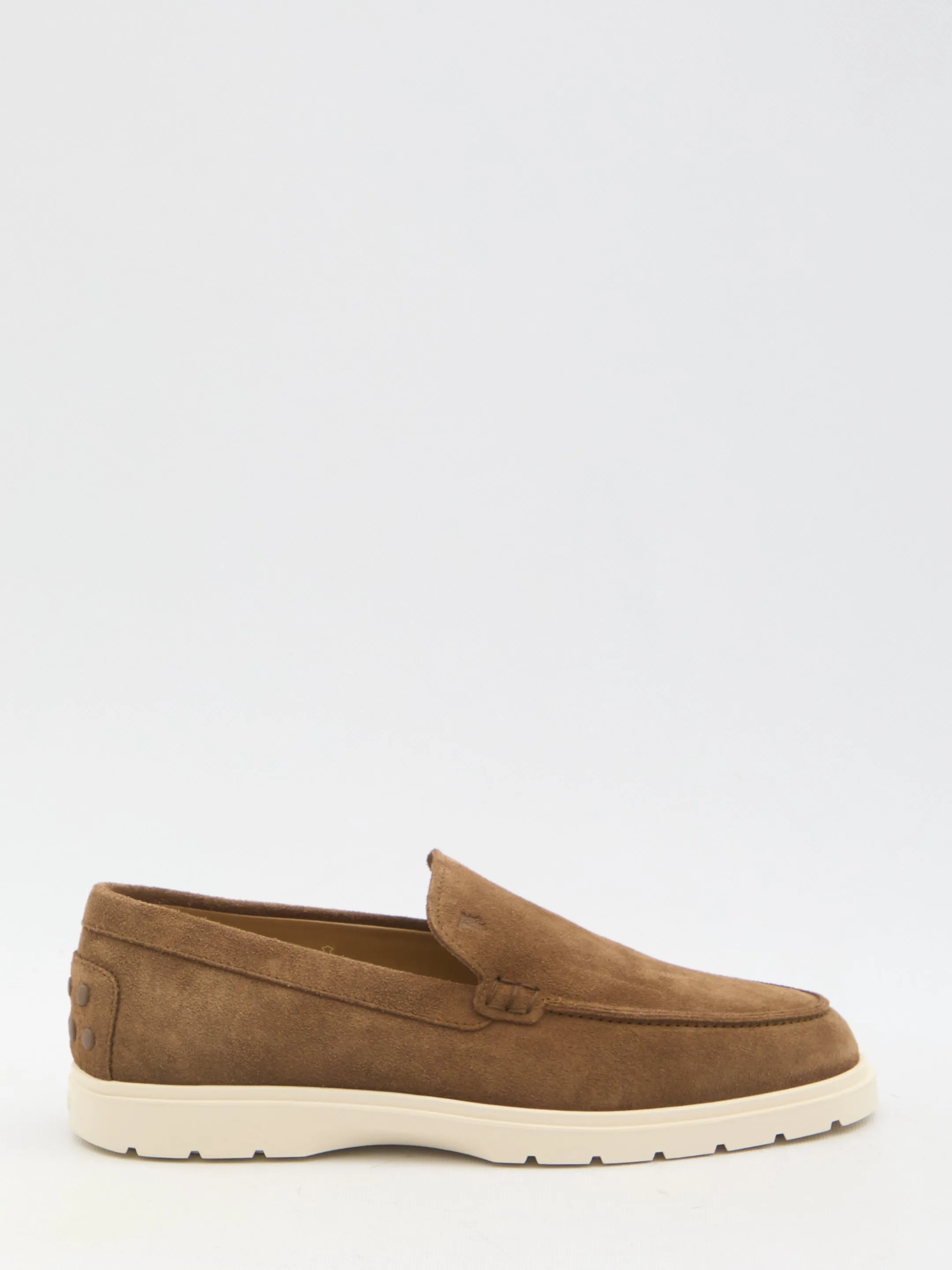 Brushed Leather Loafers Tod's Suede Loafers