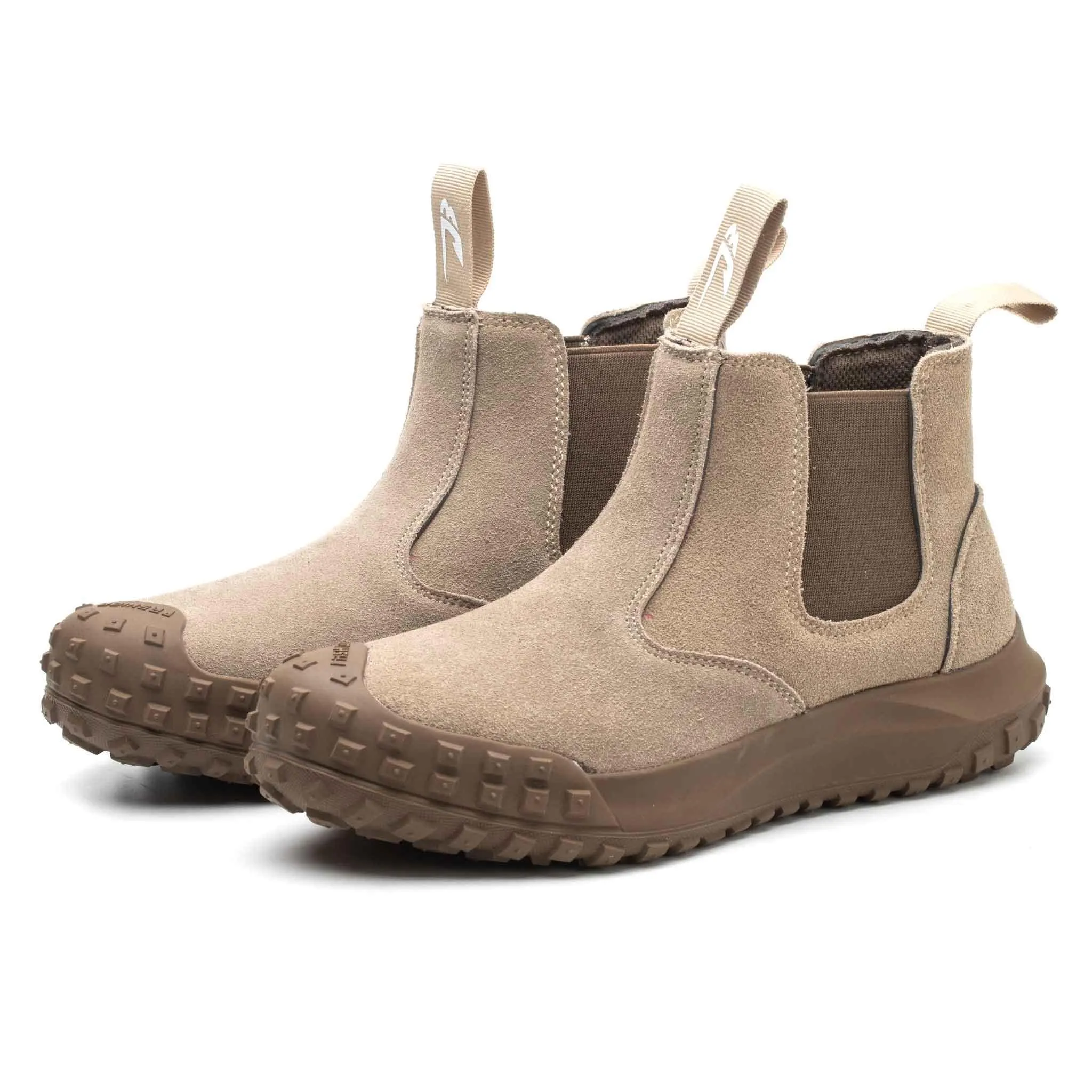 Good Steel Toe Work Boots Men's Steel Toe Chelsea Boots - Slip Resistant | B206