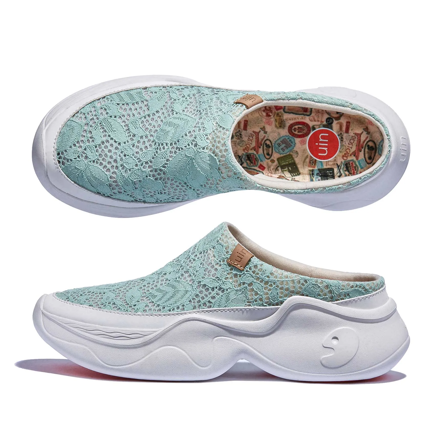 Slip On Print Wonderland Green Palma VI Women