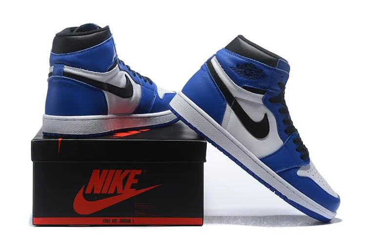 Asics Shoes For Weight Training Nike Air Jordan 1 Retro High OG 'Game Royal' Blue White Black Sneaker Shoes Sale Men Size 7-12