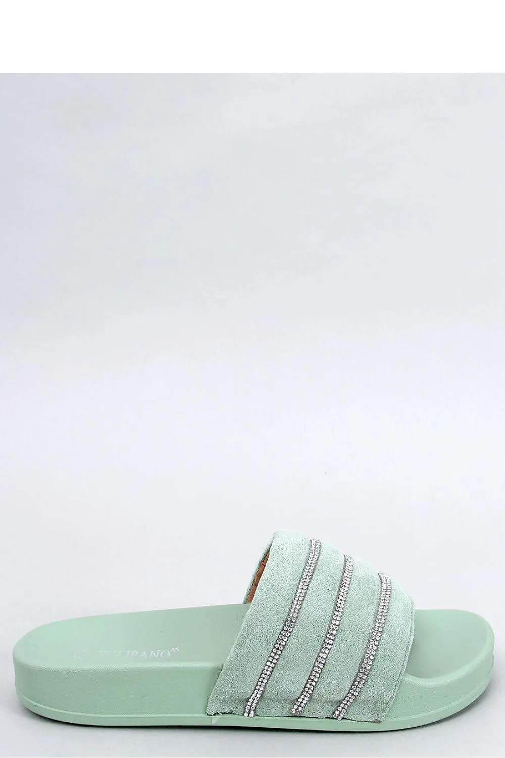 Chic Sparkling Women's Flip-flops - Model 177637 Flip Flops With Small Wedge