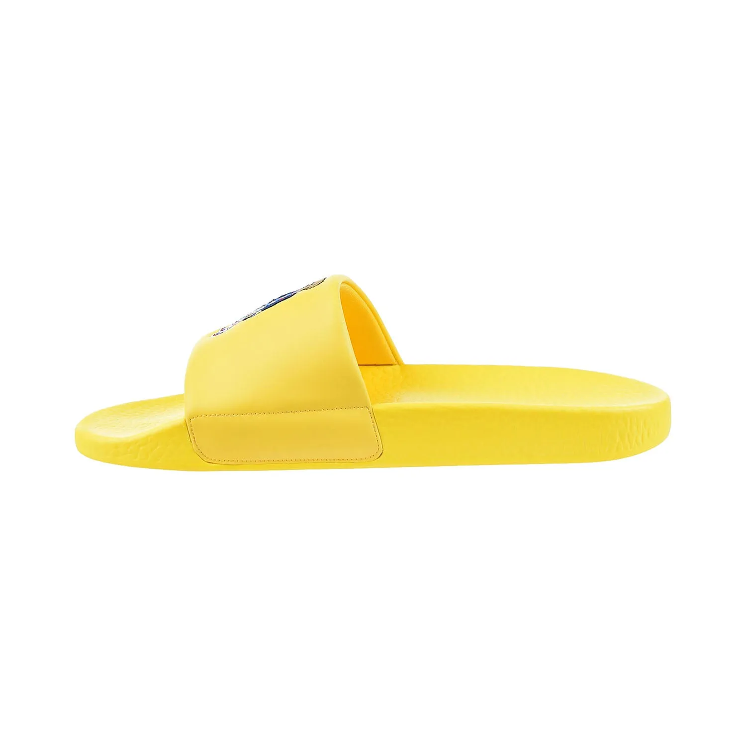 Polo Ralph Lauren Bear Print Men's Slides Yellow Toenail Slides