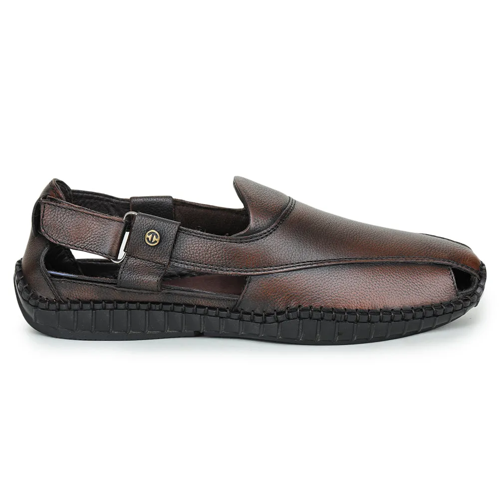 Healers Formal Tan Sandals For Men JPL-204 By Liberty Slippers Size Chart