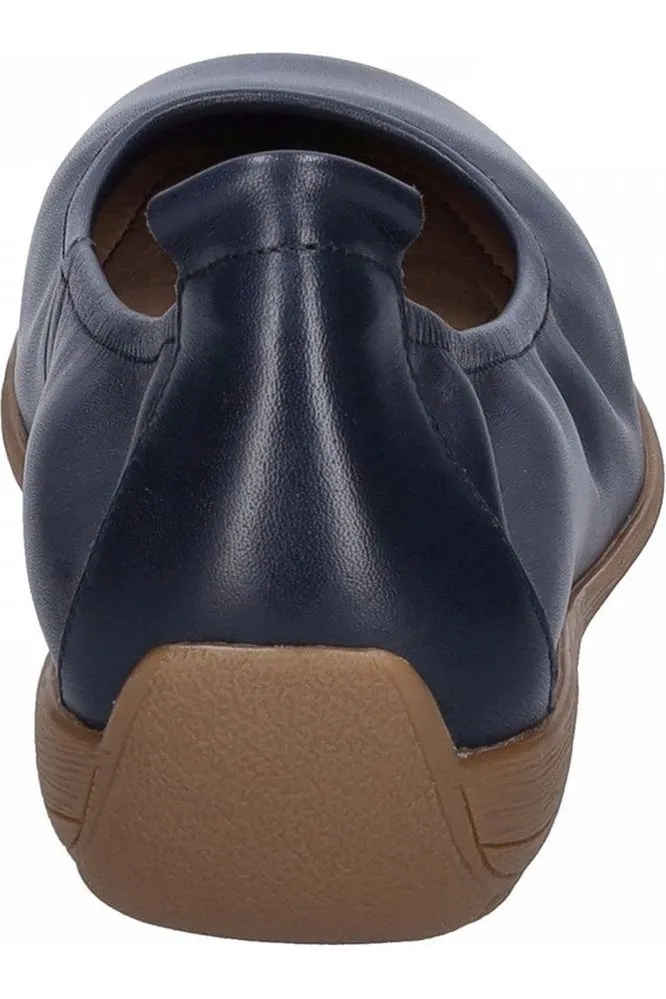 Josef Seibel 74801 Fenjia 01 in Indigo Short Wedge Sandals