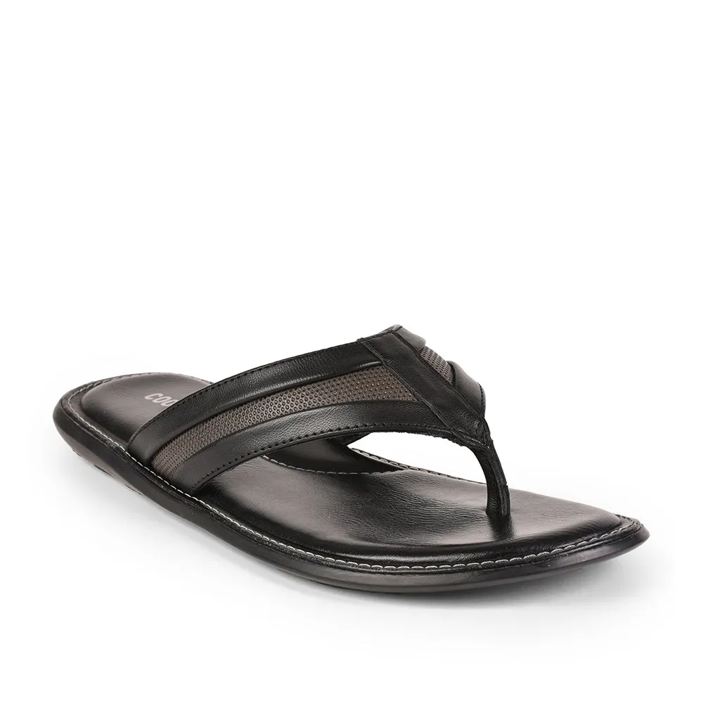 Coolers By Liberty JPL-18 Casual Black Slippers For Men Strive Slippers