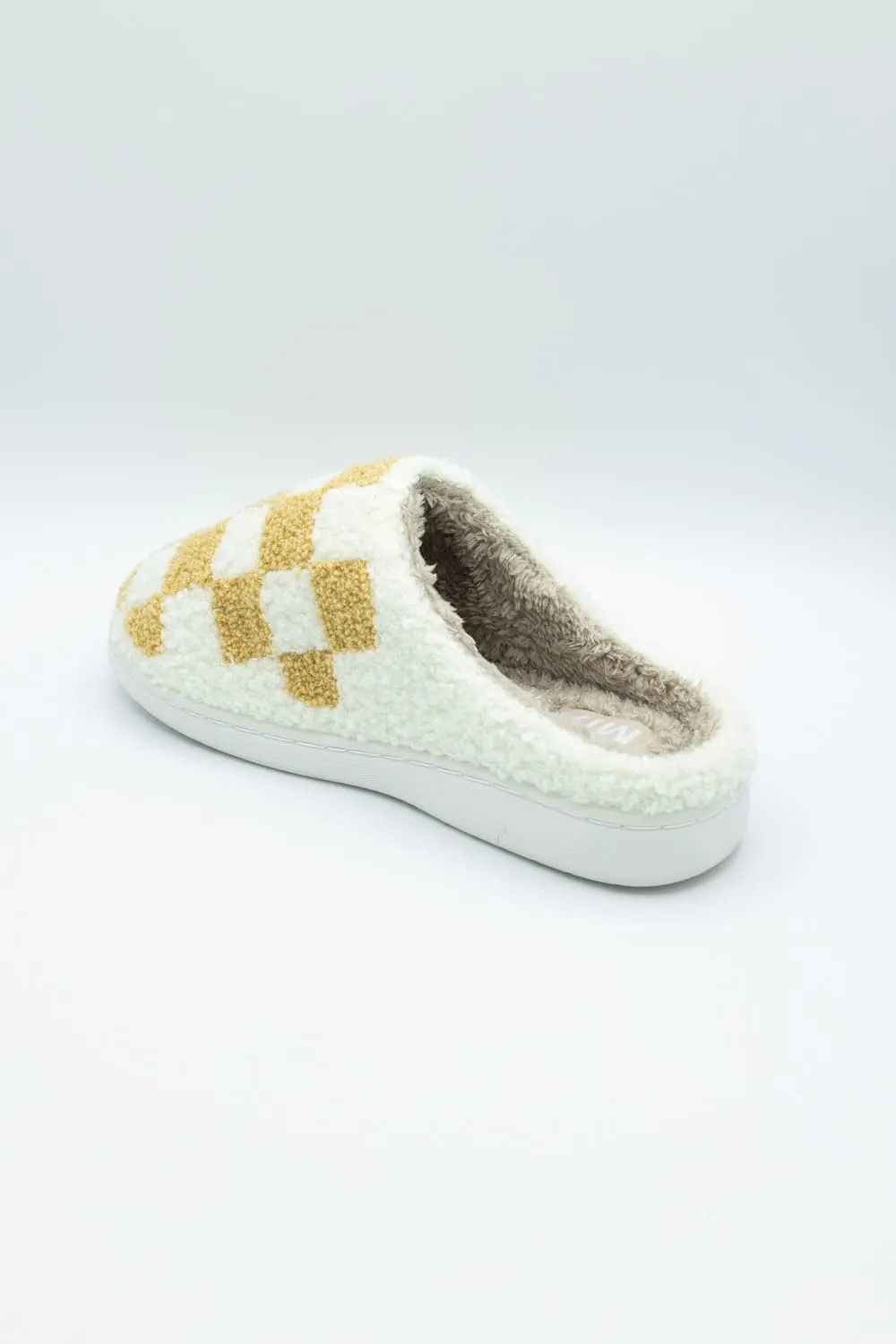 MIA Checker Slippers for Women in Oatmeal | GS1412401-OCC Footwear Slippers