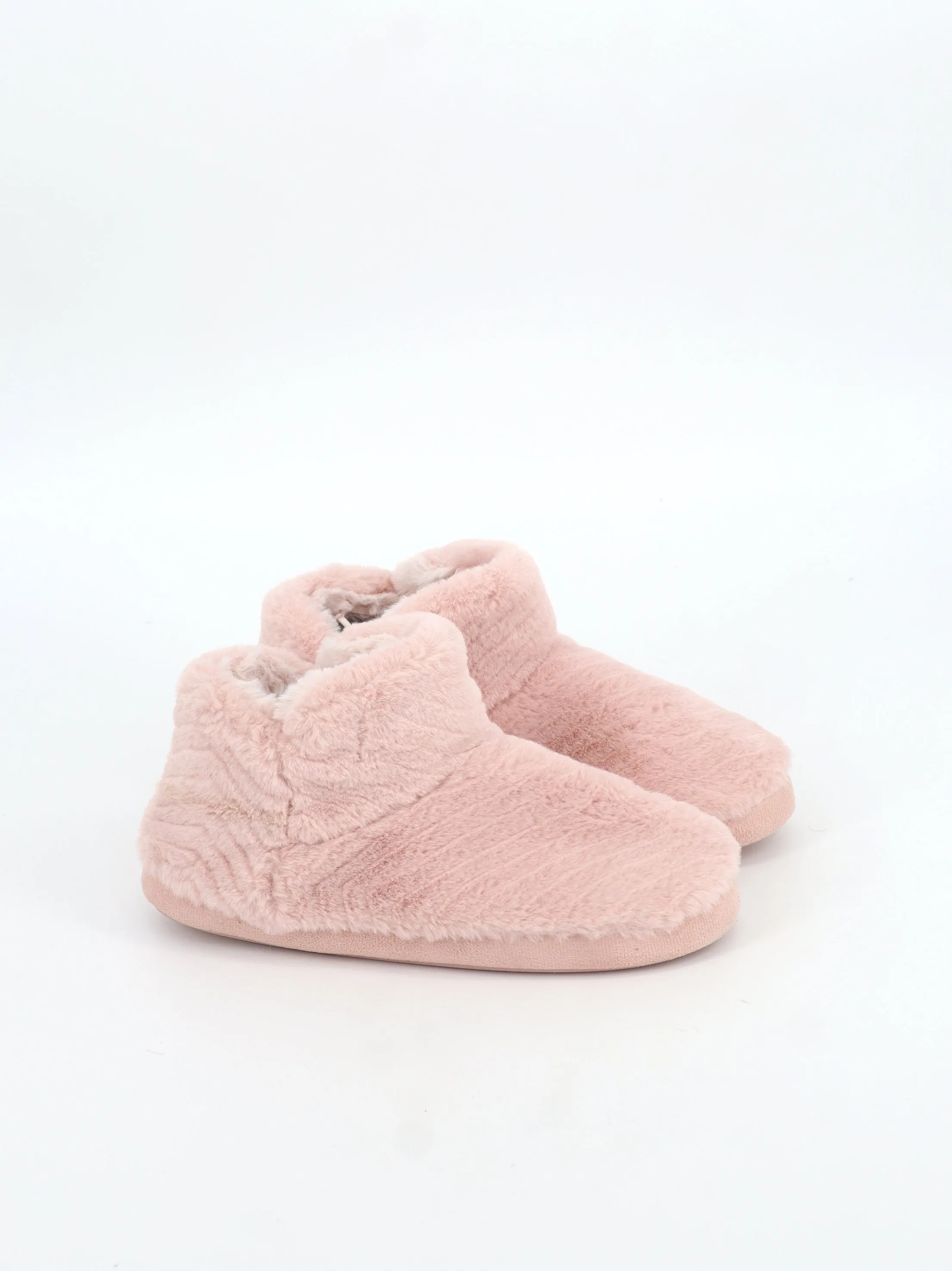 Crochet Patterns For Slippers Free Women's Textured Faux Fur Slippers,Pink