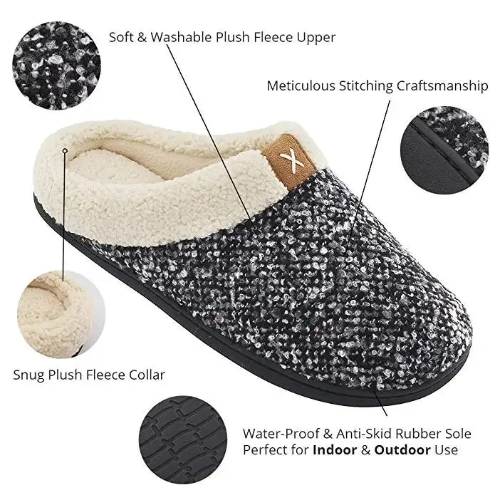Toddlers Slippers Cozy Slip-On Slippers