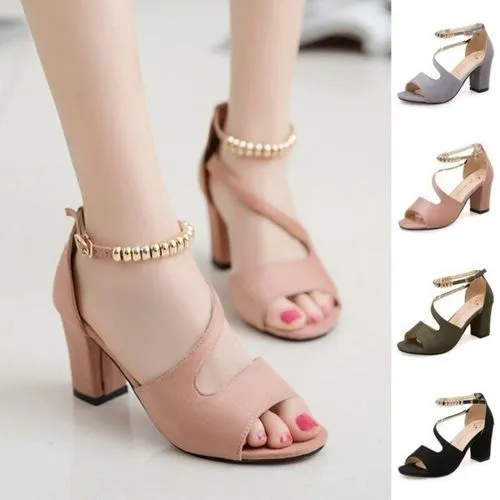 Dress With Sandals Women's High Heel Sandals Peep Toe Shoes - A21