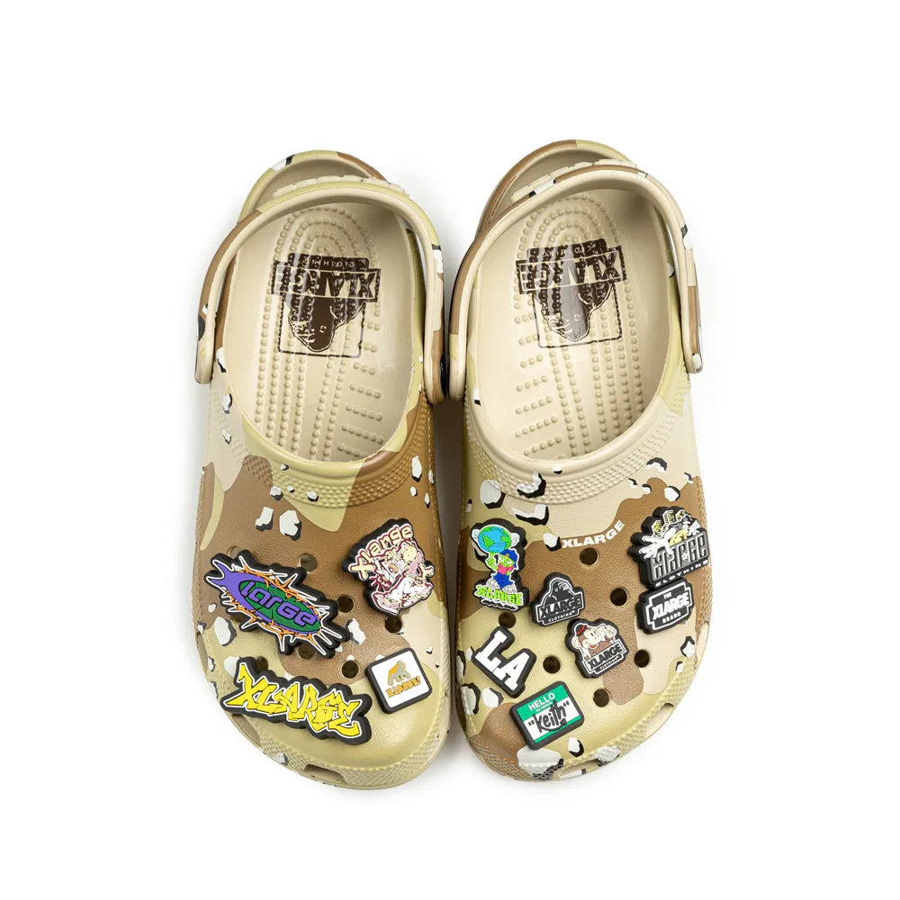 Kira Sport Sandals Crocs x XLARGE Classic Clog | Desert Camo