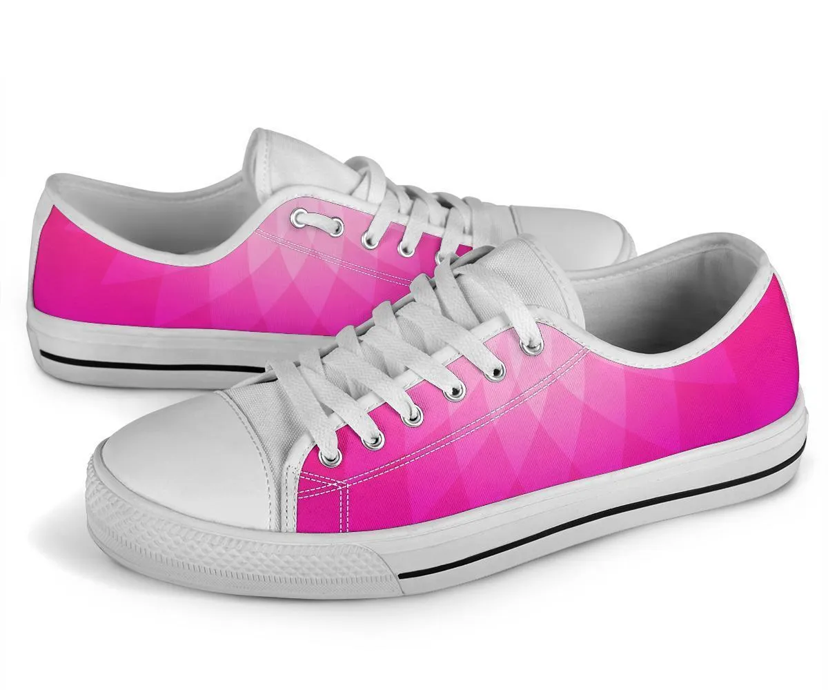 Casual Sneakers Shoes Custom Sneakers - Pink Graphic