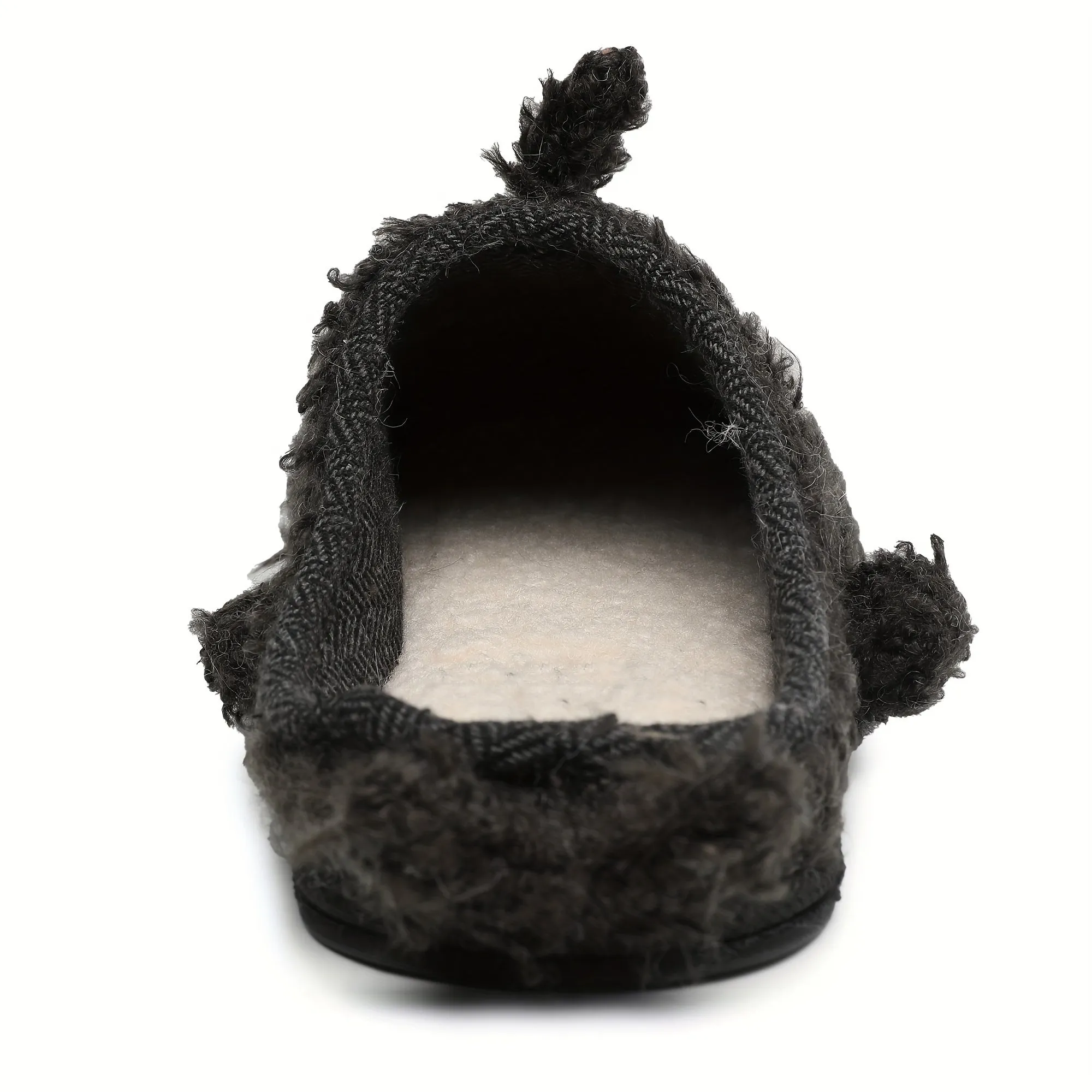 Cute Cartoon Animal Memory Foam Plush House Shoes Men Slippers Slides Slippers With Heel