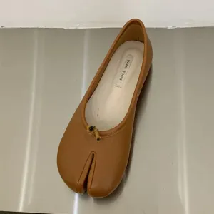 DAIIIBABYYY  -  2024 Autumn New Brand Women Flat Shoes Fashion Split Toe Bottom Loafers Ladies Casual Microfiber Leather Comfy Flats New Shoes Suede Loafers Cleaning