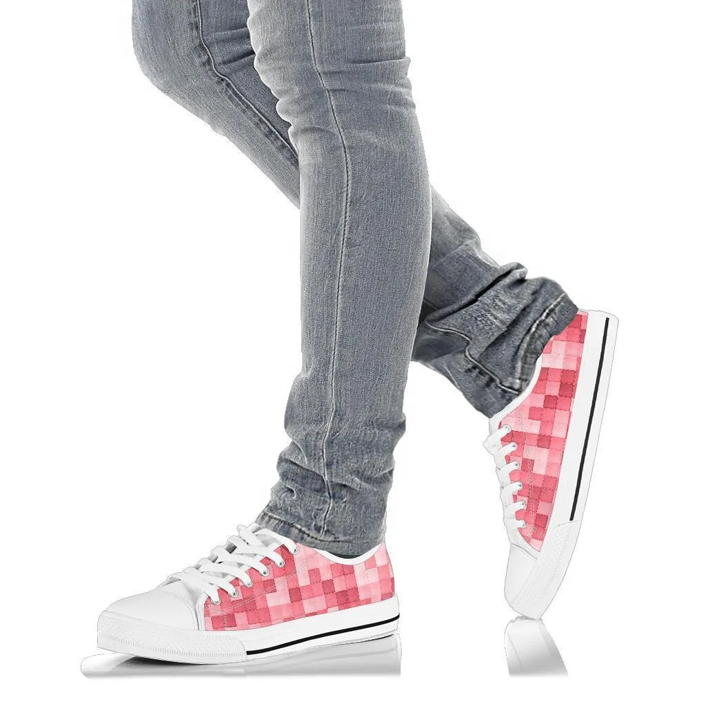 Plein Sneakers Custom Sneakers - Pink Checks