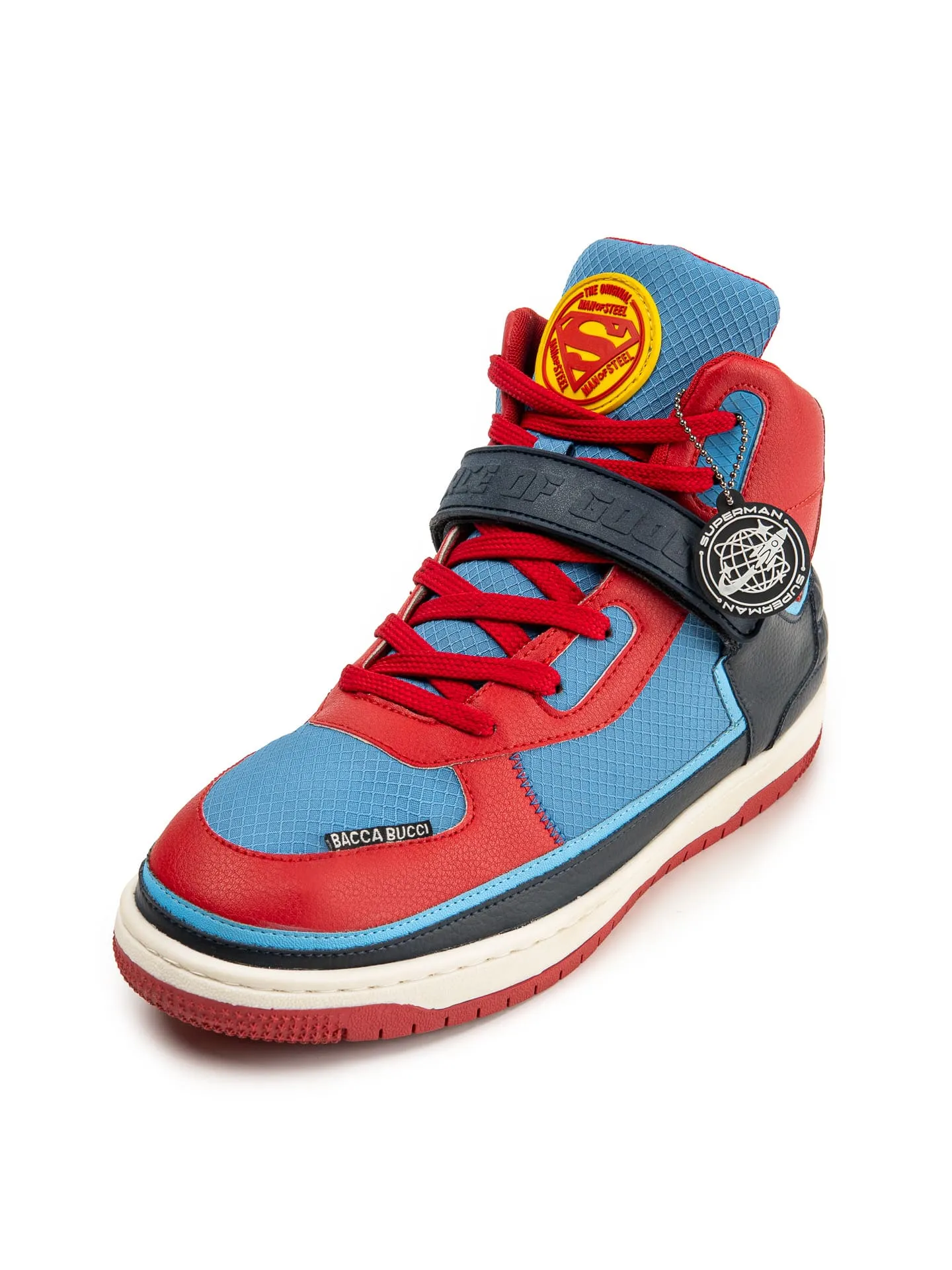 Superman with Bacca Bucci: Step Into the Legend Saddle Shoe Sneakers