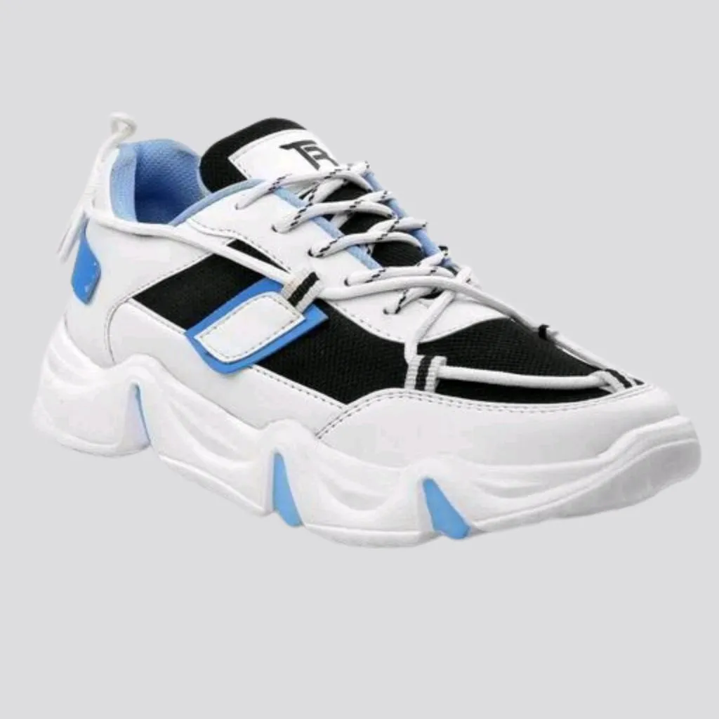 Running System Shoes Reflecting Laces Around Running Sports Shoes For Men