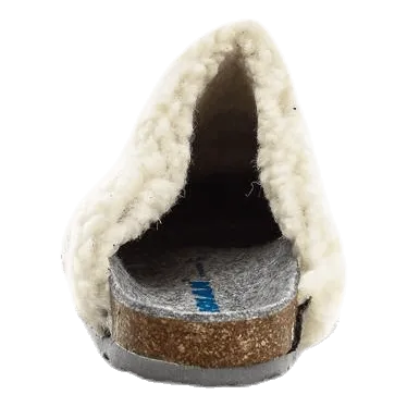 Fluffy Suede Grey Hi Top Slippers