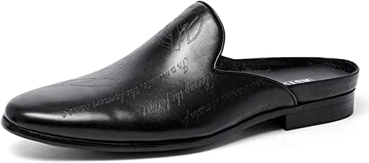 Moccasin Work Boots Men's Mules Open Back Slippers