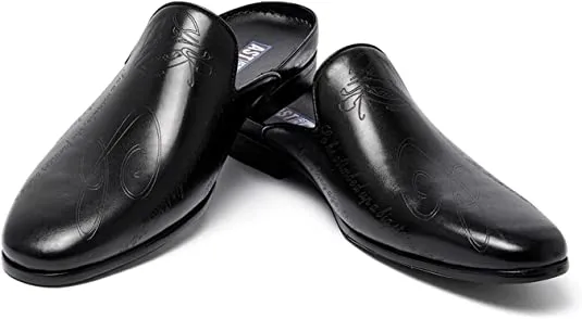 Men's Mules Open Back Slippers Steal Toe Work Boots