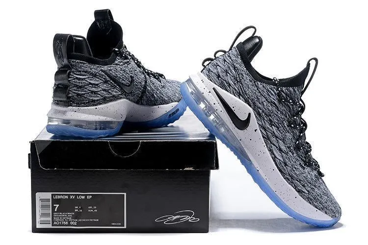 Asics Gel-tactic 12 Indoor Sport Shoe Nike Lebron XV 15 Low EP Grey Black White Men Shoes !!! CYBER MONDAY SALE !!!