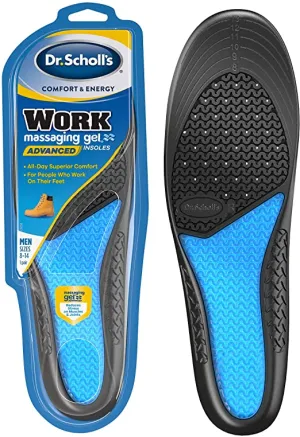 Work Boots Sacramento Dr. Scholls Work Insoles for Men 1 Pair (Size 8-14)