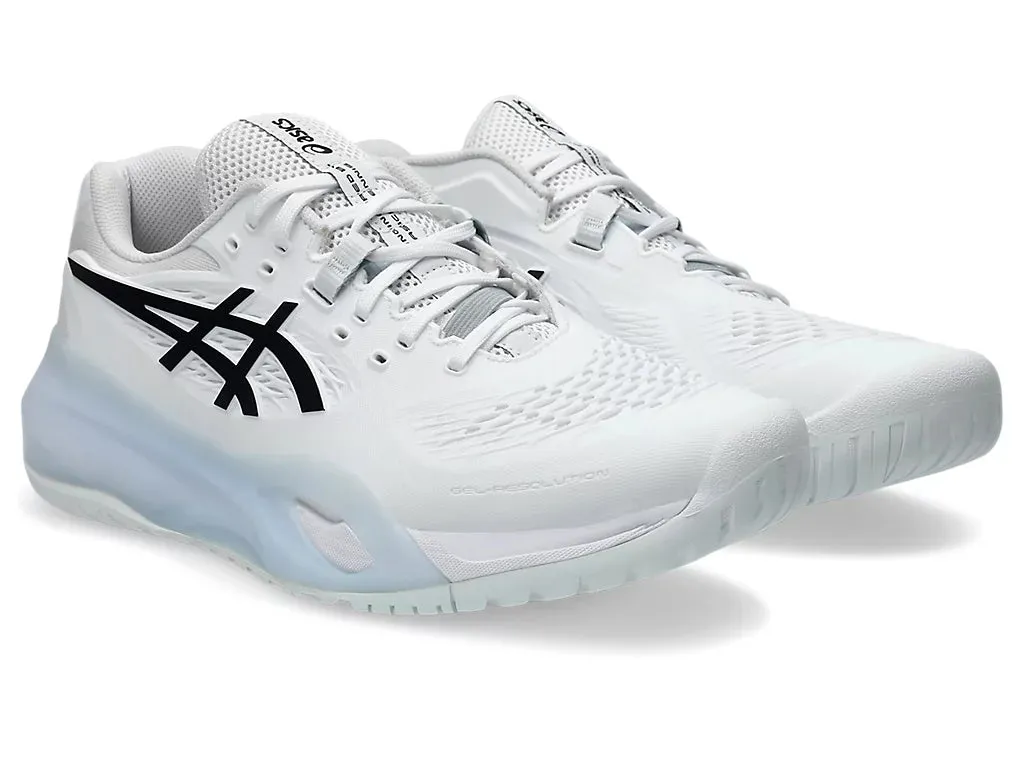 Asics Men's GEL-RESOLUTION X Tennis Shoes in White/Black Best Asics Shoes For Pronation