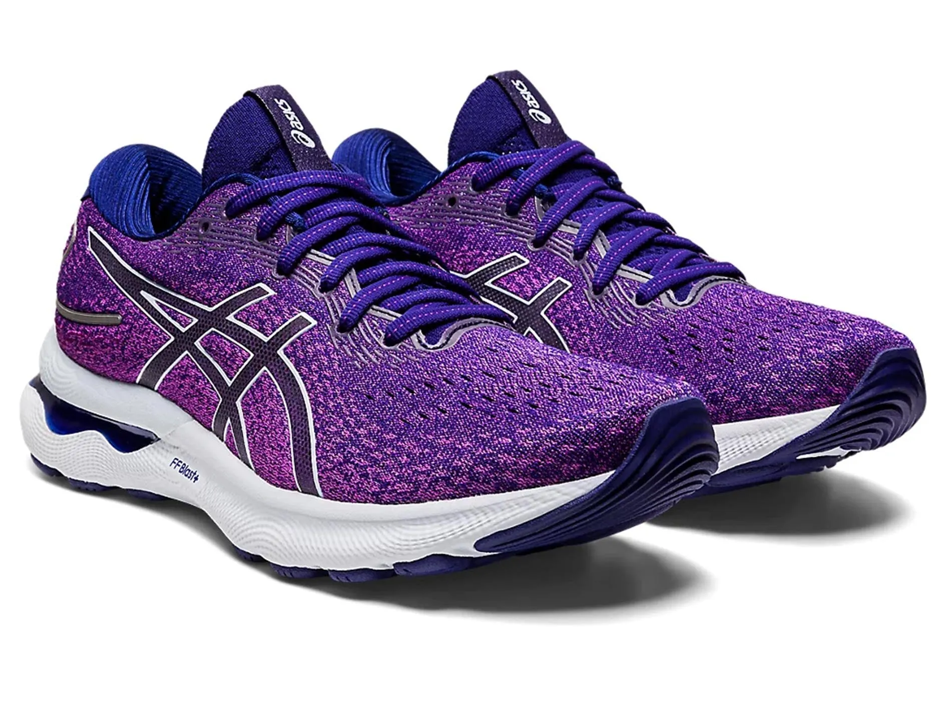Asics Womens Nimbus 24 <BR> 1012B201 500 Asics Running Shoes Magic Speed