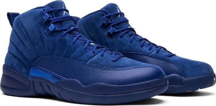 Squash Shoes Asics Gel Rocket Nike Air Air Jordan 12 Retro 'Deep Royal' Navy Blue Shoes Basketball Men Sale Size US 7 - 13