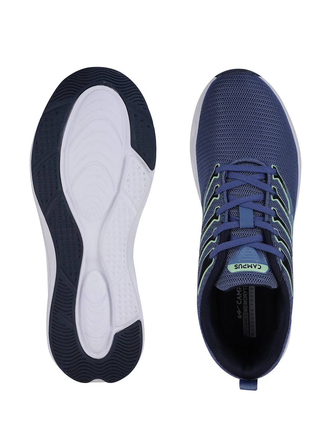 JETTA Blue Men's Sports Shoes Best Cushioned Trail Running Shoes