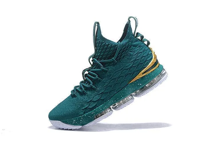 Asics Gel Ultralyte Cheer Shoe Nike Lebron XV 15 Dark Green Gold Men Shoes !!! CYBER MONDAY SALE !!!