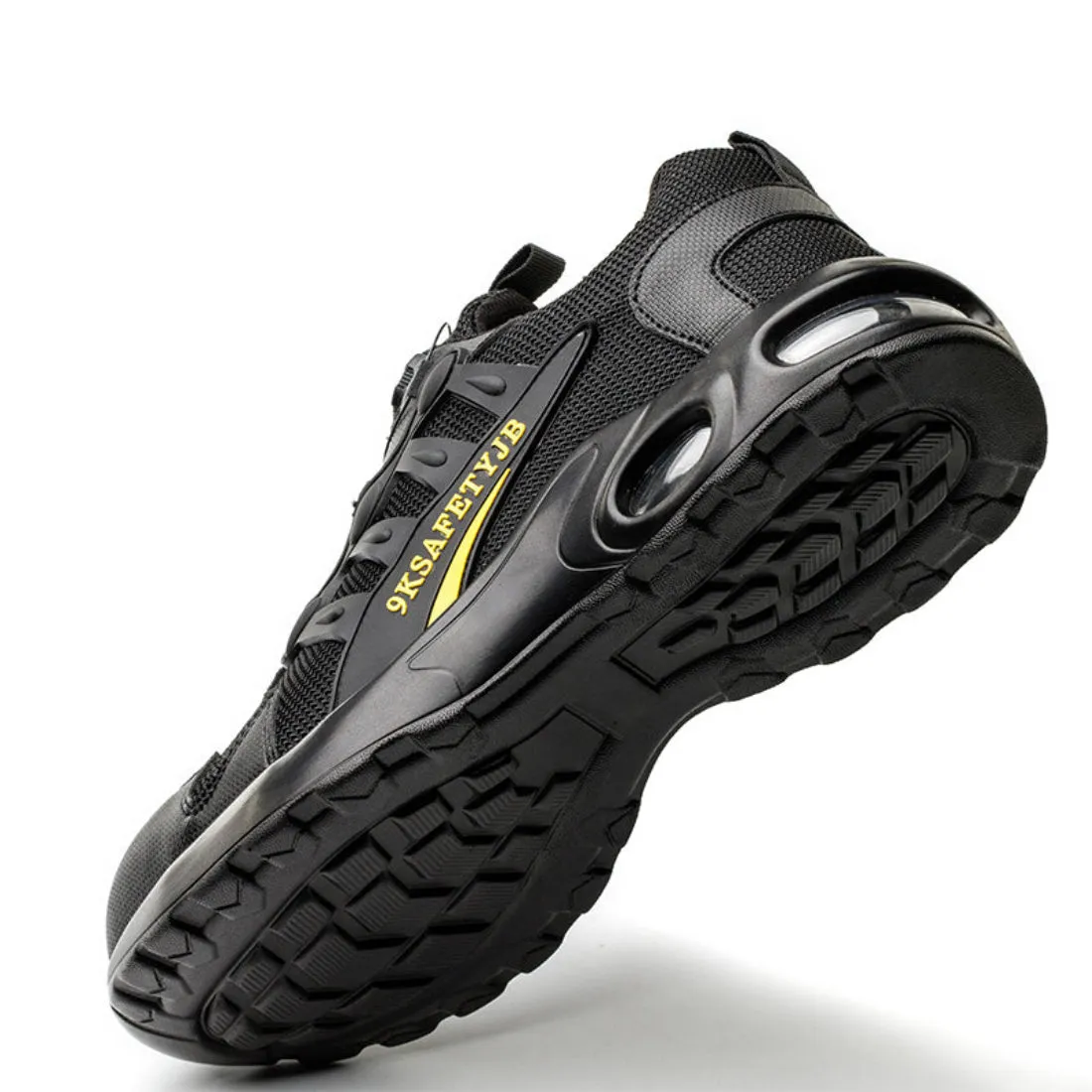 Comfortable Stylish Snap Knob Steel Toe Orthopedic Shoes W818 Best Work Boots For Wide Flat Feet