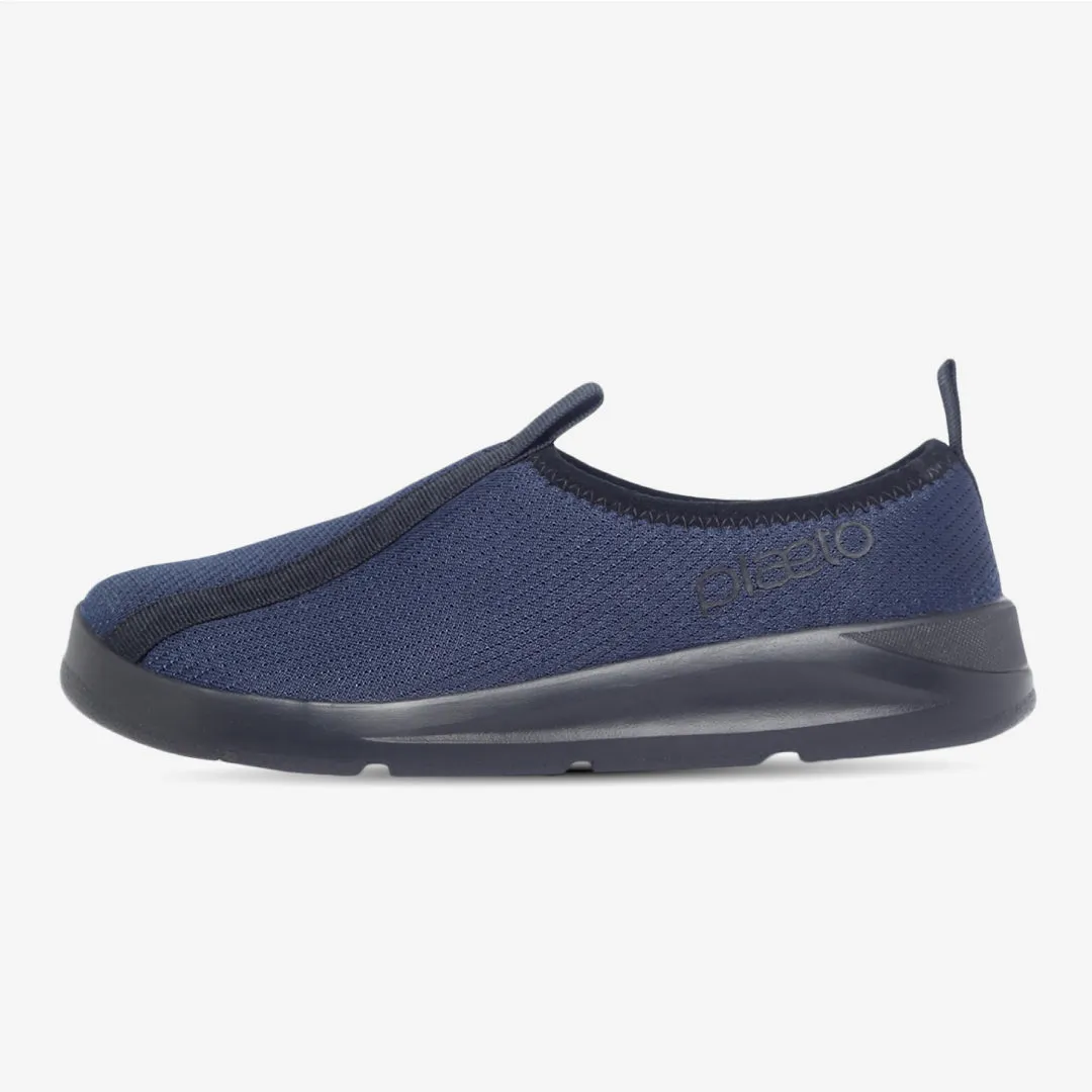 EZPlay Slip Ons for Men-Navy Blue Snow Slip-ons